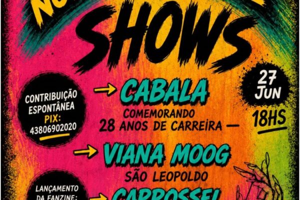 'Noite Mandrake' reúne Carrossel Diabólico, Cabala e Viana Moog em Porto Alegre - programacaodigital.com