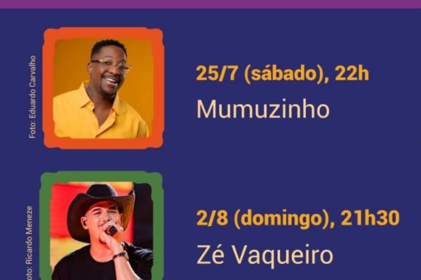 Arraial de Belô : Festival junino no Mineirinho tem apresentações gratuitas de Mumuzinho e Zé Vaqueiro