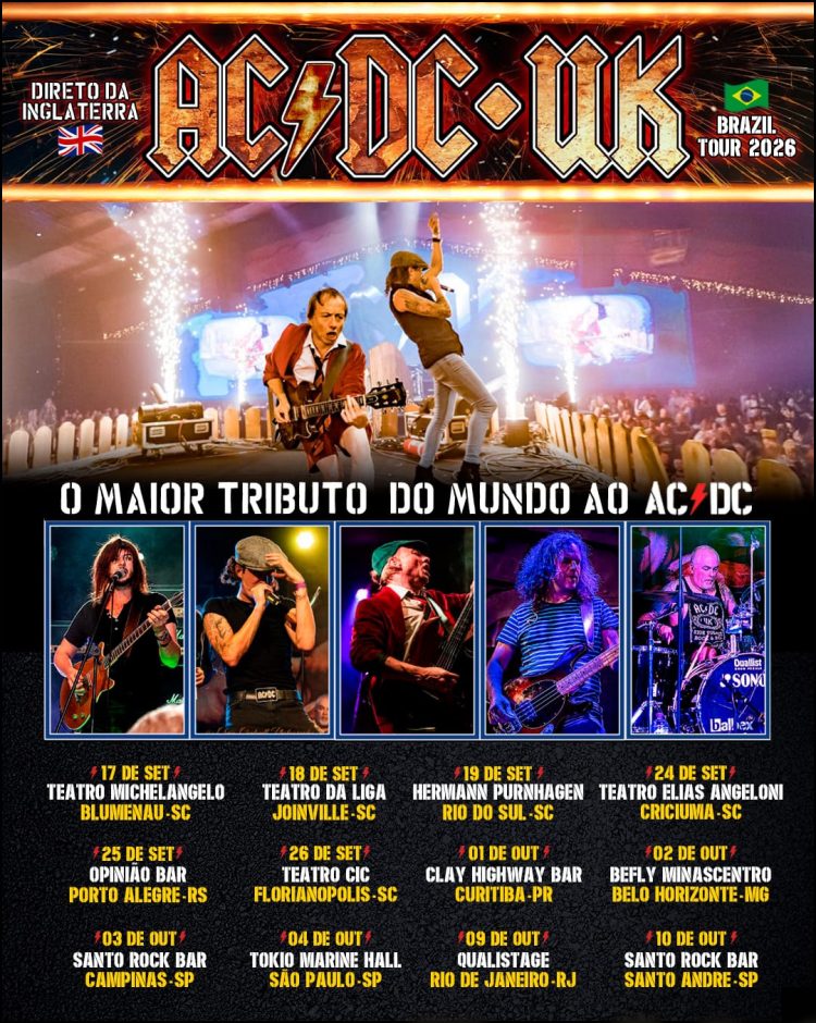 Shows da Turnê AC/DC UK no Brasil