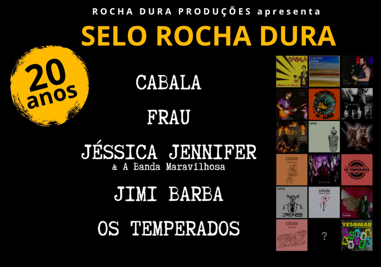 Show 20 anos do selo fonográfico Rocha Dura no Divina Comédia Pub em Porto Alegre