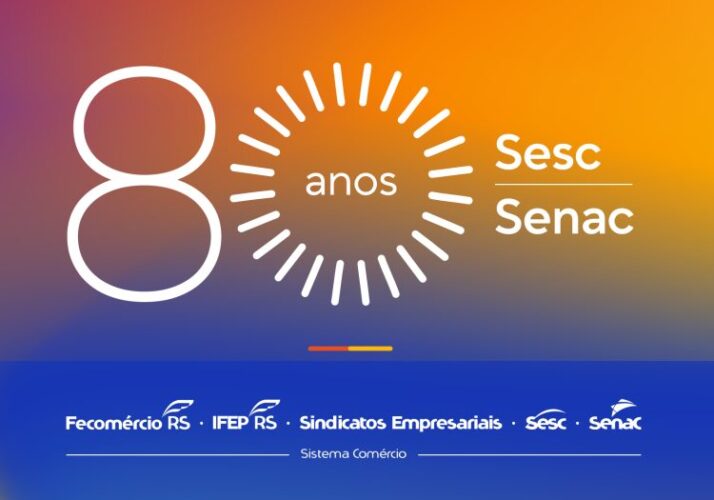 Programação 80 anos Sesc/RS e Senac-RS na Orla do Guaíba