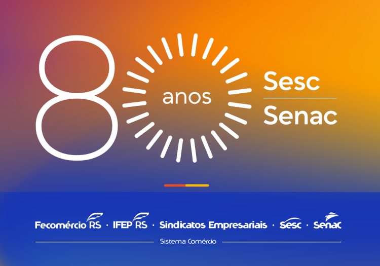 Programação 80 anos Sesc/RS e Senac-RS na Orla do Guaíba