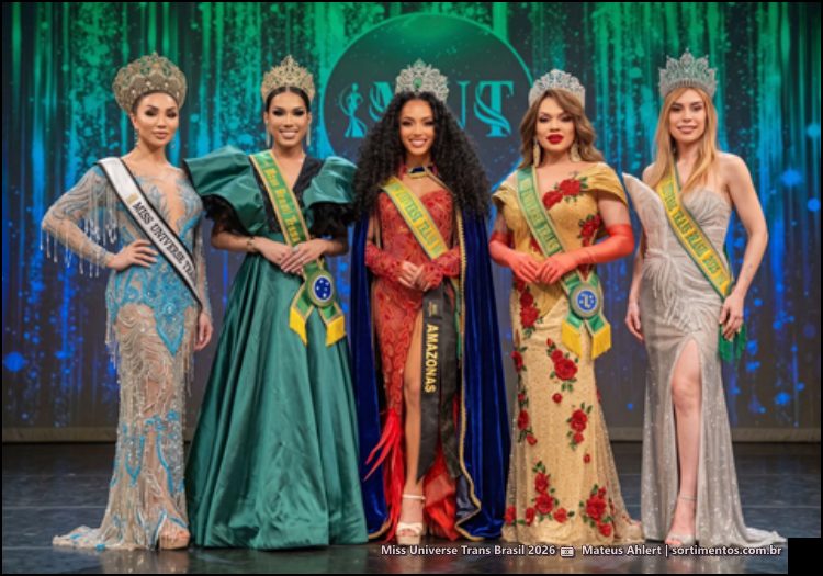 Final do Concurso Miss Universe Trans Brasil 2026 em Porto Alegre